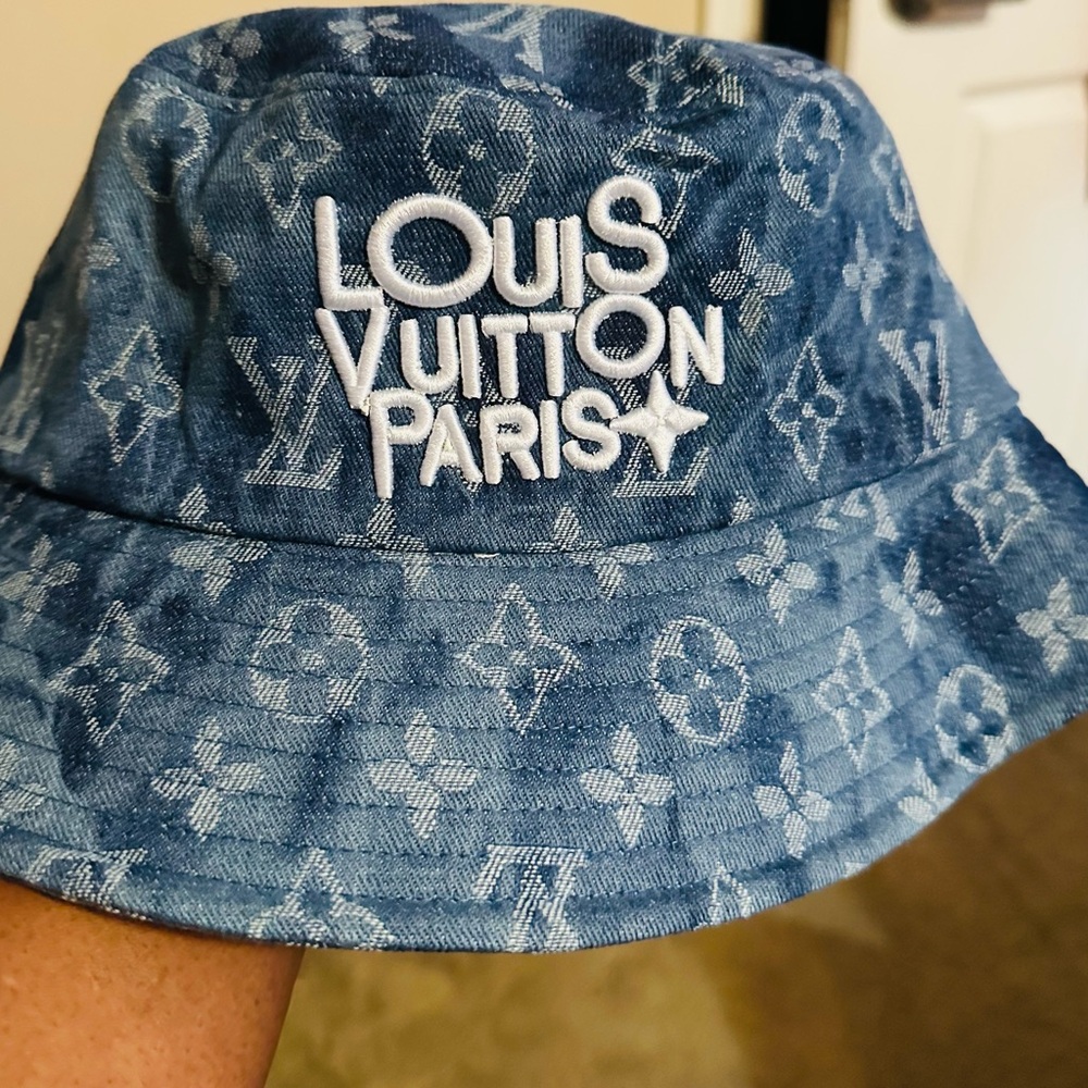Louis Vuitton Denim Blue Monogram Hat